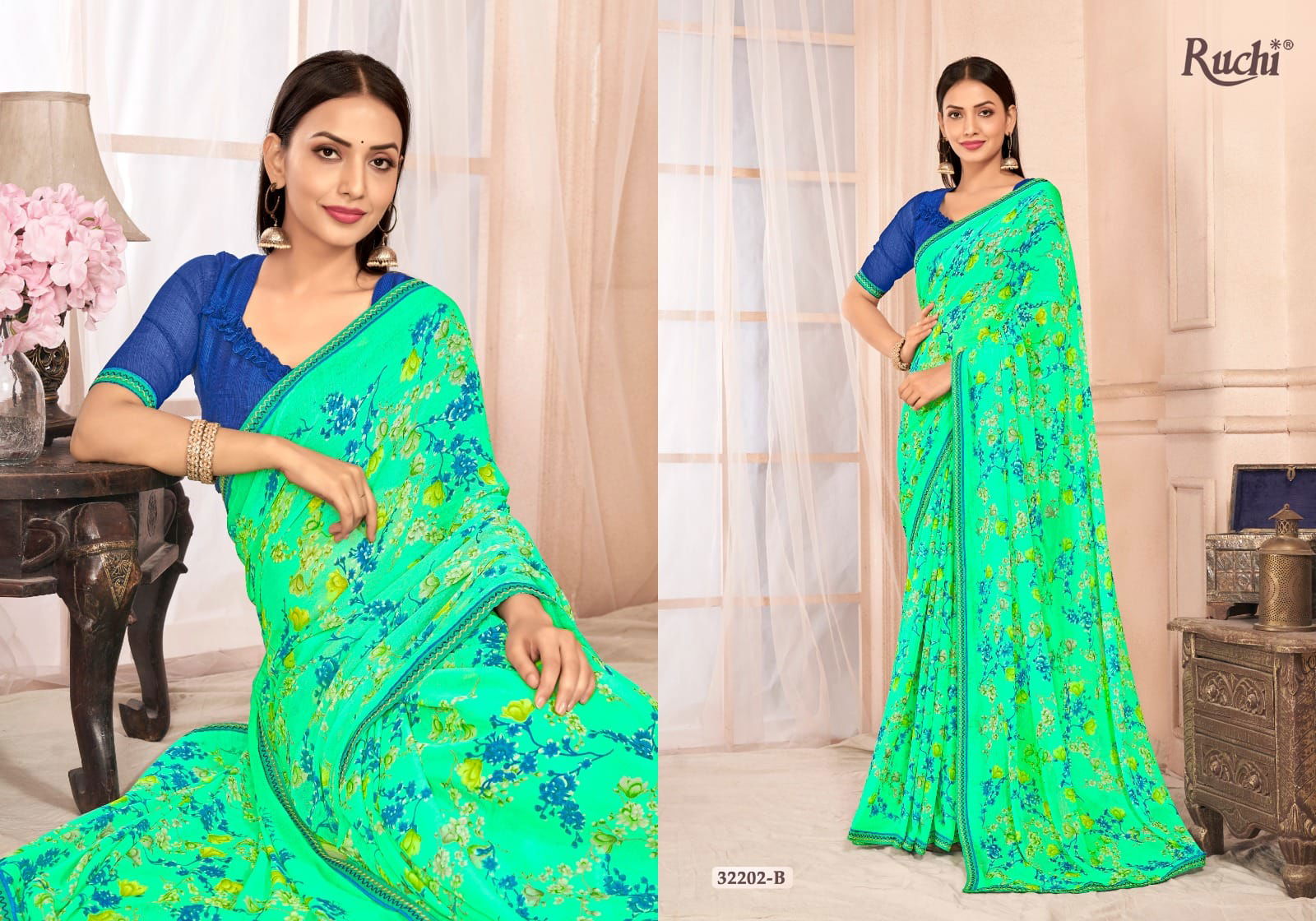 Savyaa 2 By Ruchi Chiffon Daily Wear Sarees Wholesale Shop In Surat